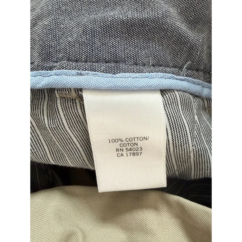 Banana Republic Mens Boot Cut Chino Pants 31x30 Khaki Tan 100% Cotton Trousers